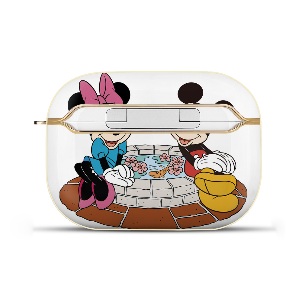 （画像用） ミッキーマウス Mickey Mouse 【AirPods Pro用】ハードシェル保護ケース｜耐衝撃・防指紋・カラビナ付き商品仕様