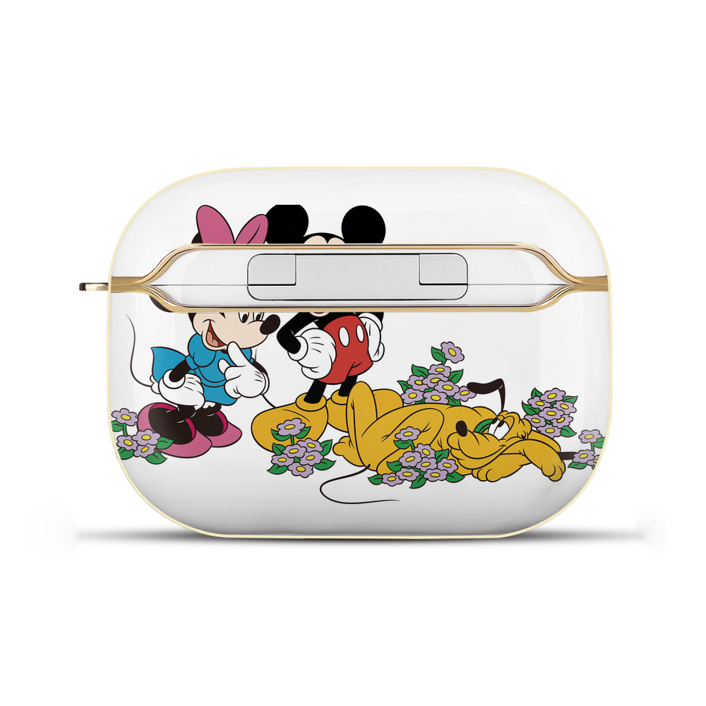 （画像用） ミッキーマウス Mickey Mouse 【AirPods Pro用】ハードシェル保護ケース｜耐衝撃・防指紋・カラビナ付き商品仕様