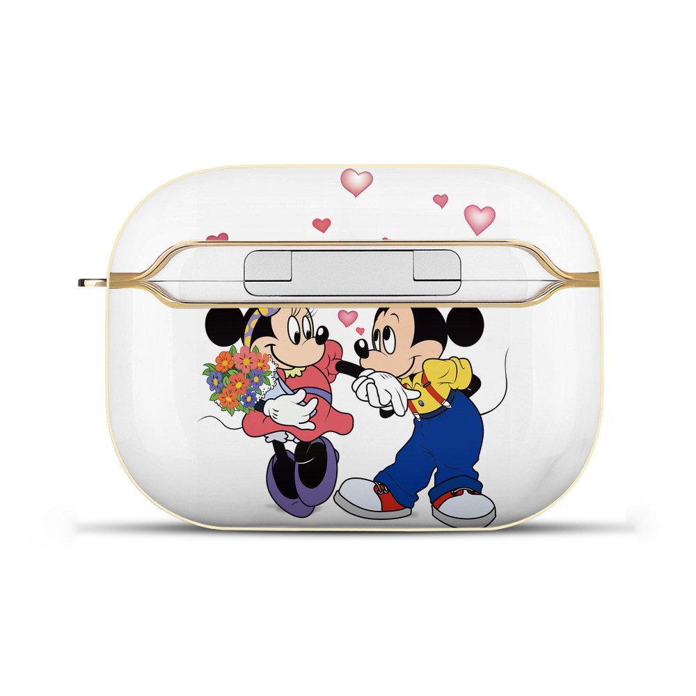（画像用） ミッキーマウス Mickey Mouse 【AirPods Pro用】ハードシェル保護ケース｜耐衝撃・防指紋・カラビナ付き商品仕様