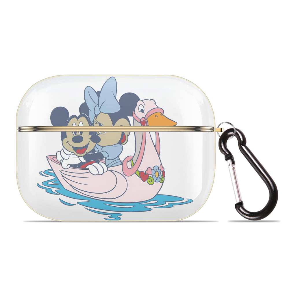 （画像用） ミッキーマウス Mickey Mouse 【AirPods Pro用】ハードシェル保護ケース｜耐衝撃・防指紋・カラビナ付き商品仕様