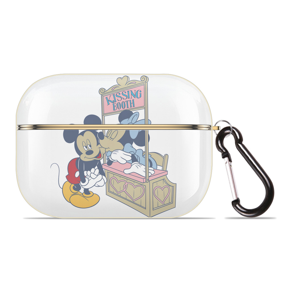 （画像用） ミッキーマウス Mickey Mouse 【AirPods Pro用】ハードシェル保護ケース｜耐衝撃・防指紋・カラビナ付き商品仕様