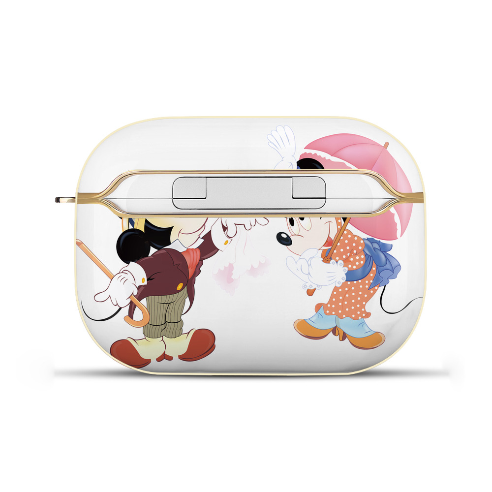 （画像用） ミッキーマウス Mickey Mouse 【AirPods Pro用】ハードシェル保護ケース｜耐衝撃・防指紋・カラビナ付き商品仕様
