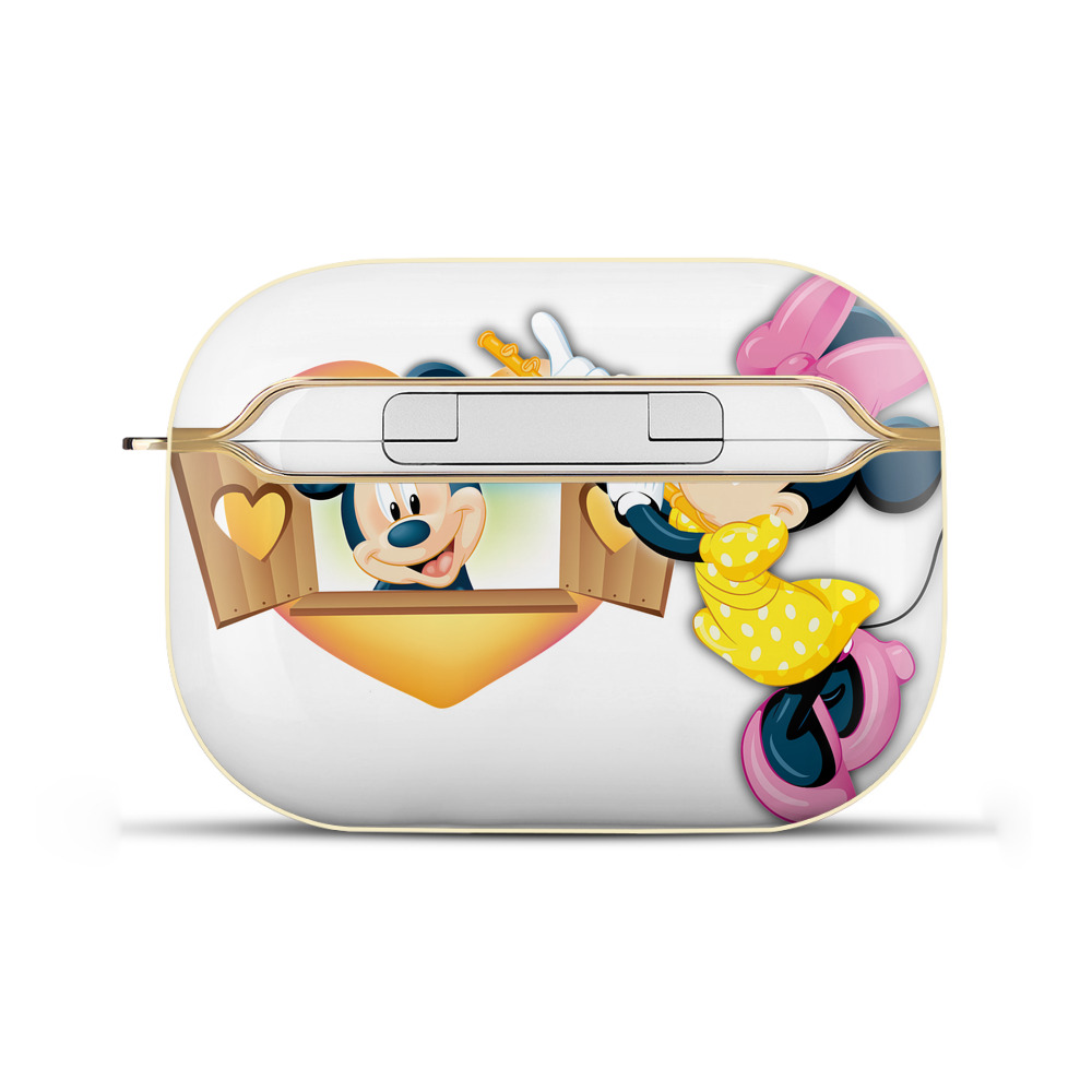 （画像用） ミッキーマウス Mickey Mouse 【AirPods Pro用】ハードシェル保護ケース｜耐衝撃・防指紋・カラビナ付き商品仕様