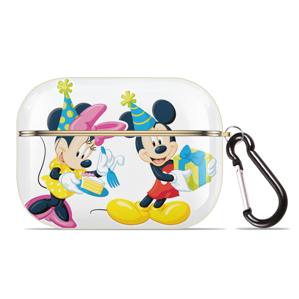 （画像用） ミッキーマウス Mickey Mouse 【AirPods Pro用】ハードシェル保護ケース｜耐衝撃・防指紋・カラビナ付き商品仕様