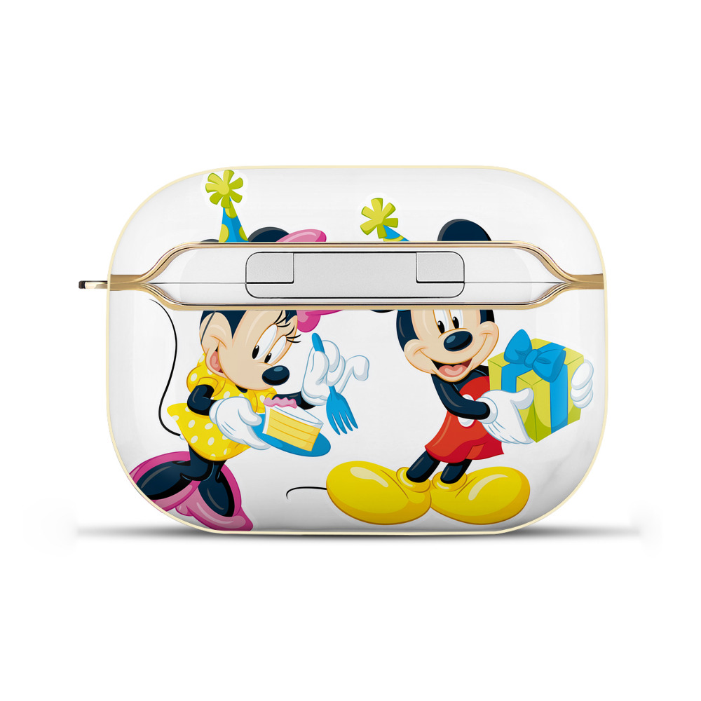 （画像用） ミッキーマウス Mickey Mouse 【AirPods Pro用】ハードシェル保護ケース｜耐衝撃・防指紋・カラビナ付き商品仕様