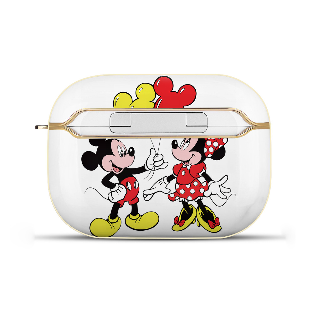 （画像用） ミッキーマウス Mickey Mouse 【AirPods Pro用】ハードシェル保護ケース｜耐衝撃・防指紋・カラビナ付き商品仕様