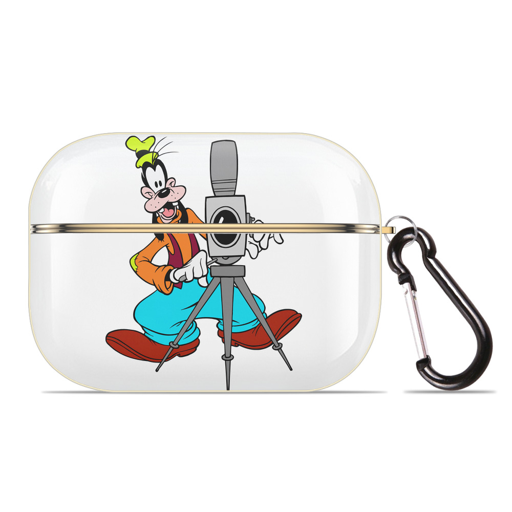 （画像用） ミッキーマウス Mickey Mouse 【AirPods Pro用】ハードシェル保護ケース｜耐衝撃・防指紋・カラビナ付き商品仕様
