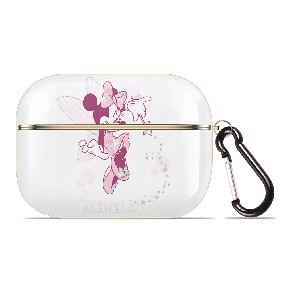 （画像用） ミッキーマウス Mickey Mouse 【AirPods Pro用】ハードシェル保護ケース｜耐衝撃・防指紋・カラビナ付き商品仕様