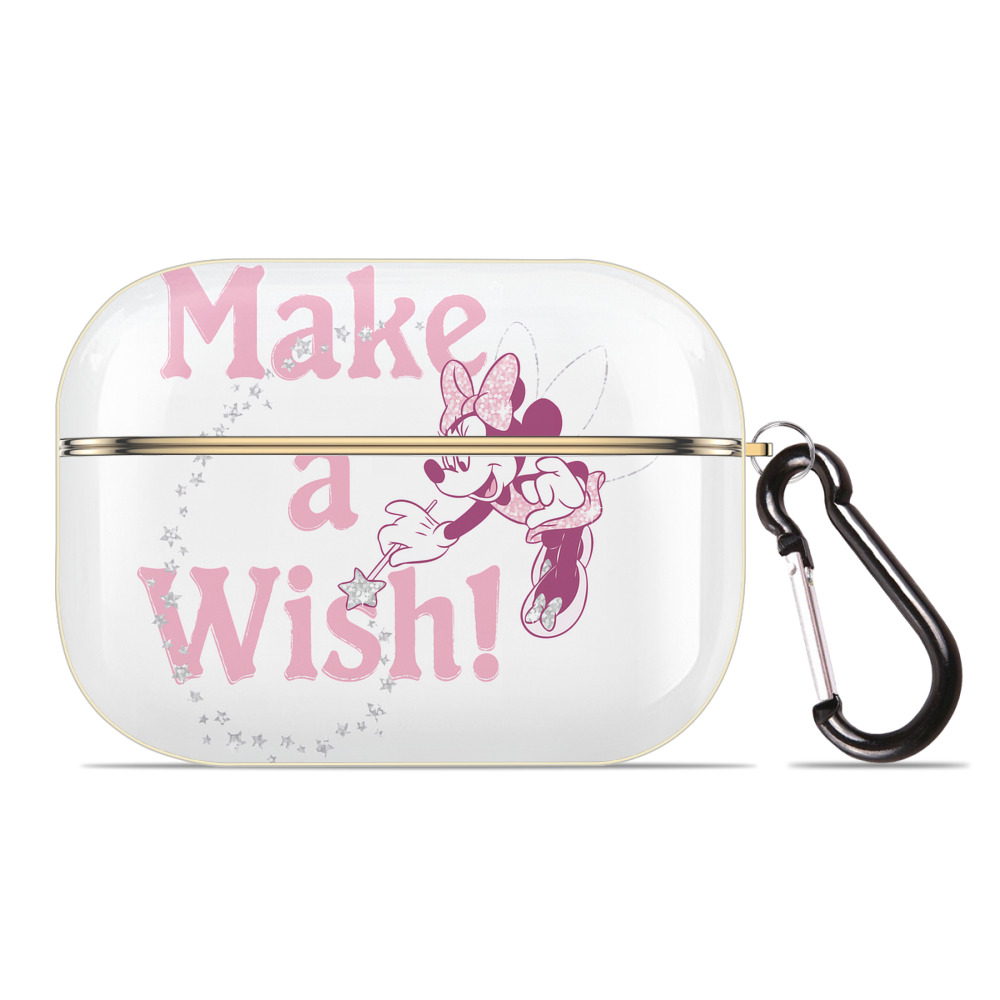 （画像用） ミッキーマウス Mickey Mouse 【AirPods Pro用】ハードシェル保護ケース｜耐衝撃・防指紋・カラビナ付き商品仕様