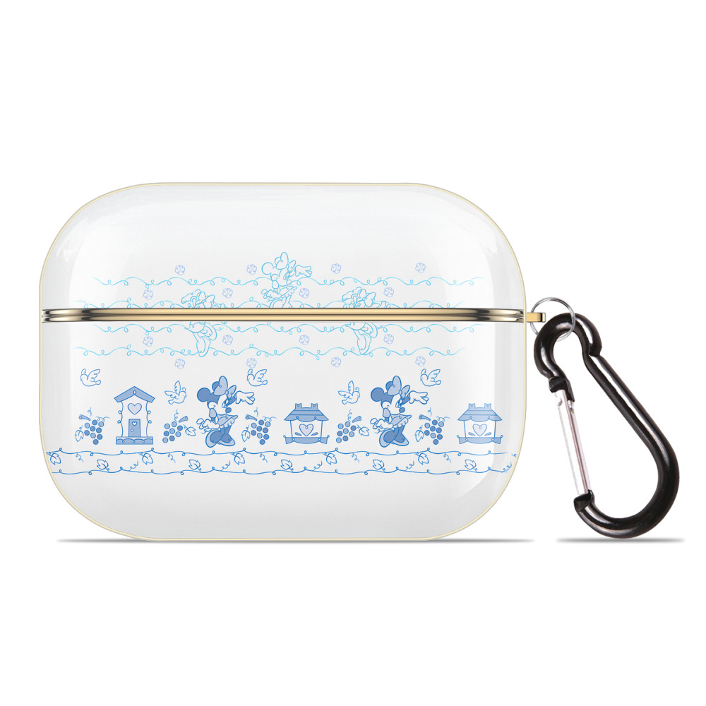（画像用） ミッキーマウス Mickey Mouse 【AirPods Pro用】ハードシェル保護ケース｜耐衝撃・防指紋・カラビナ付き商品仕様
