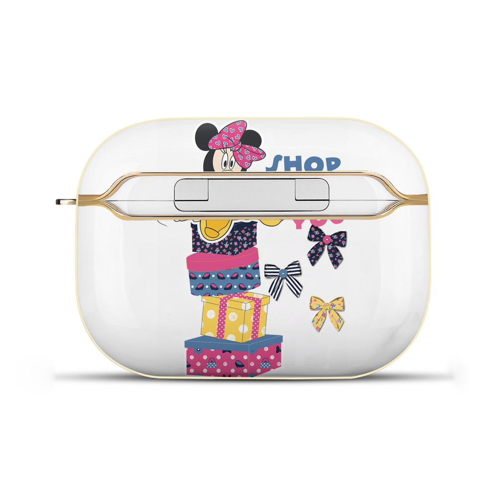 （画像用） ミッキーマウス Mickey Mouse 【AirPods Pro用】ハードシェル保護ケース｜耐衝撃・防指紋・カラビナ付き商品仕様