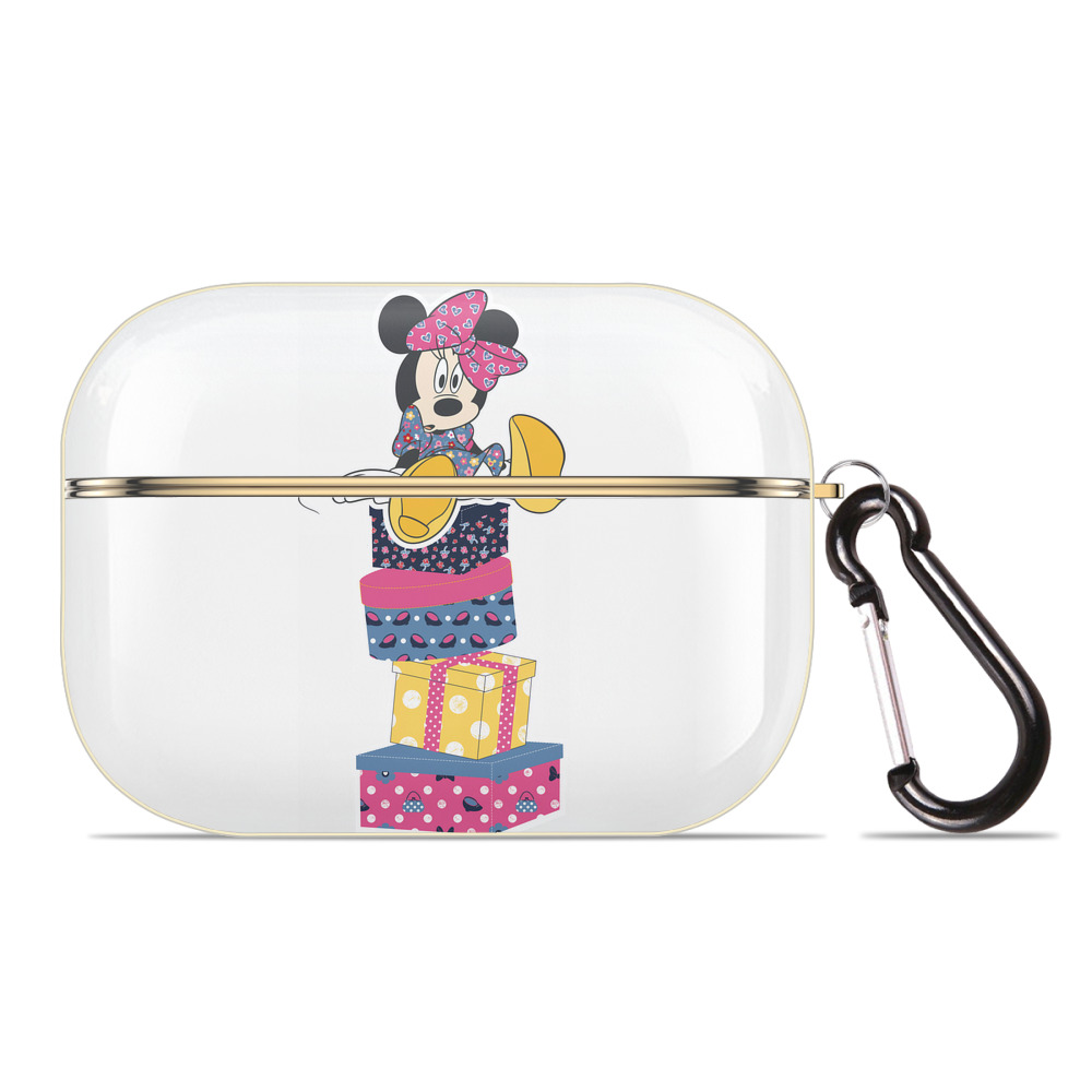 （画像用） ミッキーマウス Mickey Mouse 【AirPods Pro用】ハードシェル保護ケース｜耐衝撃・防指紋・カラビナ付き商品仕様