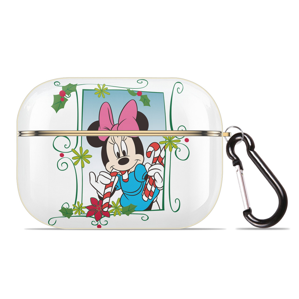 （画像用） ミッキーマウス Mickey Mouse 【AirPods Pro用】ハードシェル保護ケース｜耐衝撃・防指紋・カラビナ付き商品仕様
