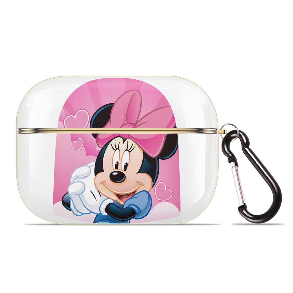 （画像用） ミッキーマウス Mickey Mouse 【AirPods Pro用】ハードシェル保護ケース｜耐衝撃・防指紋・カラビナ付き商品仕様