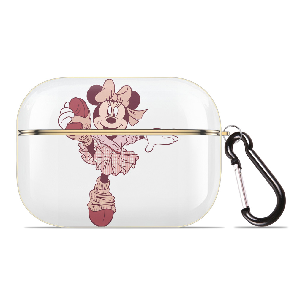 （画像用） ミッキーマウス Mickey Mouse 【AirPods Pro用】ハードシェル保護ケース｜耐衝撃・防指紋・カラビナ付き商品仕様