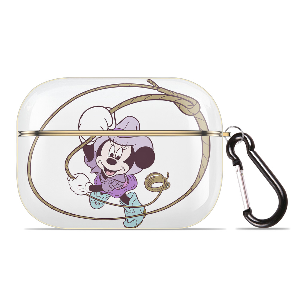 （画像用） ミッキーマウス Mickey Mouse 【AirPods Pro用】ハードシェル保護ケース｜耐衝撃・防指紋・カラビナ付き商品仕様