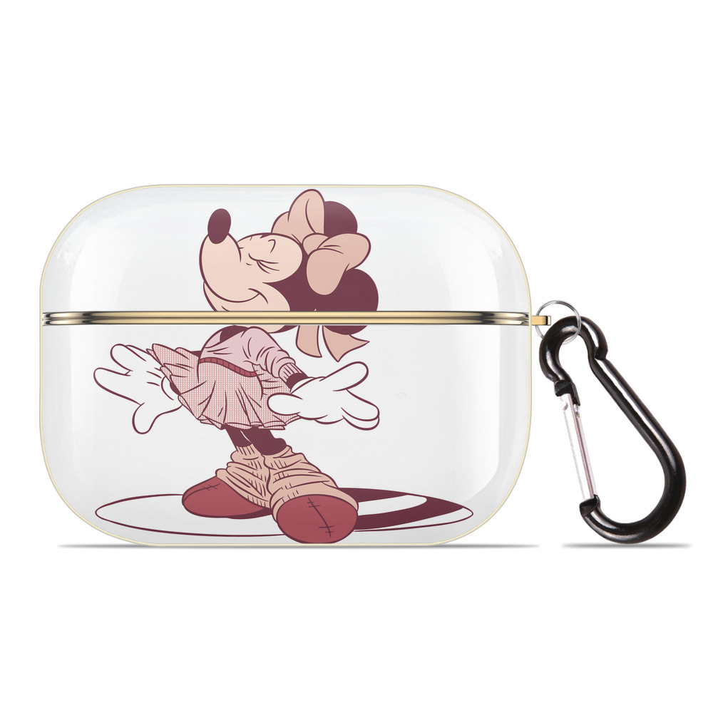 （画像用） ミッキーマウス Mickey Mouse 【AirPods Pro用】ハードシェル保護ケース｜耐衝撃・防指紋・カラビナ付き商品仕様