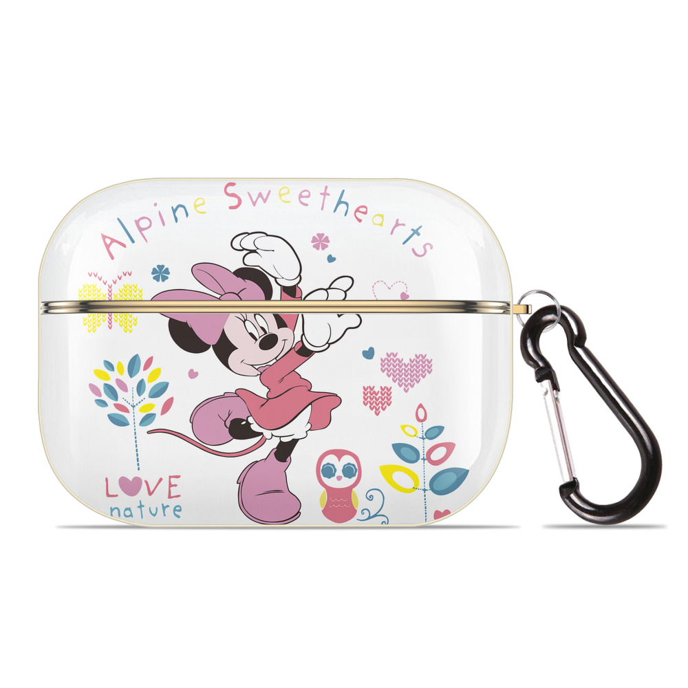 （画像用） ミッキーマウス Mickey Mouse 【AirPods Pro用】ハードシェル保護ケース｜耐衝撃・防指紋・カラビナ付き商品仕様