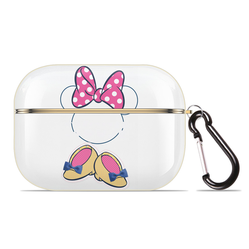 （画像用） ミッキーマウス Mickey Mouse 【AirPods Pro用】ハードシェル保護ケース｜耐衝撃・防指紋・カラビナ付き商品仕様