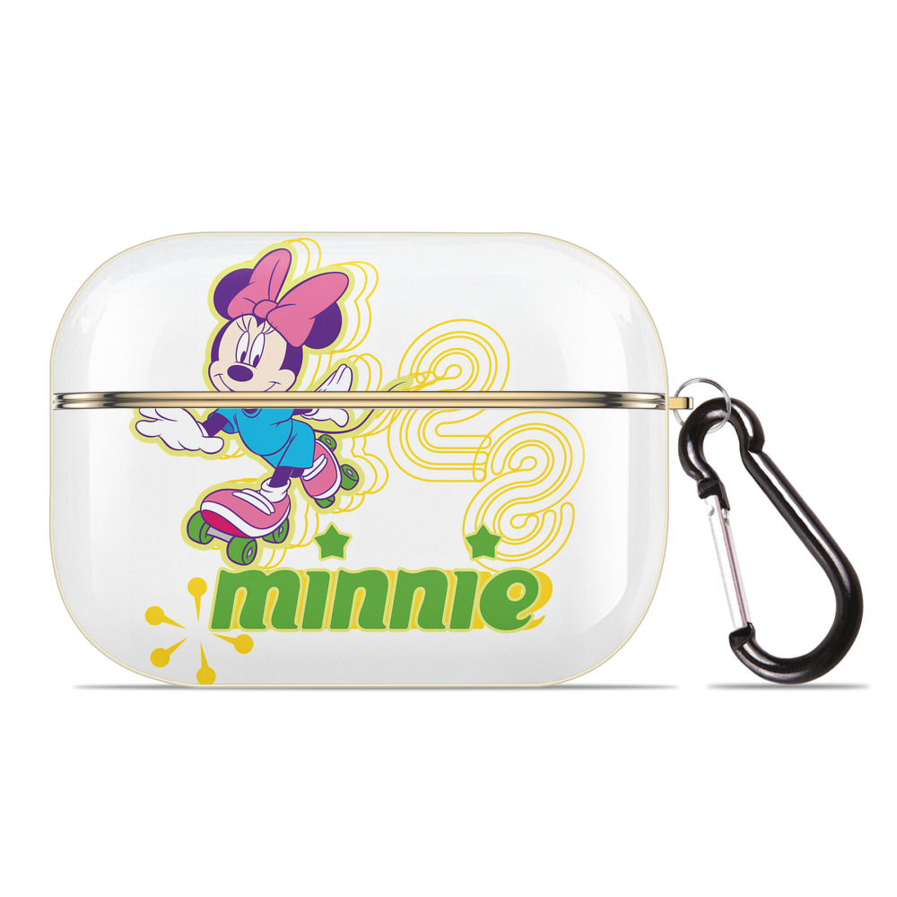 （画像用） ミッキーマウス Mickey Mouse 【AirPods Pro用】ハードシェル保護ケース｜耐衝撃・防指紋・カラビナ付き商品仕様
