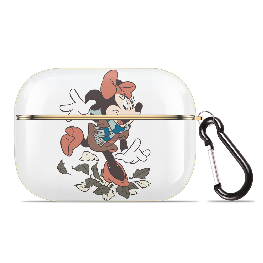 （画像用） ミッキーマウス Mickey Mouse 【AirPods Pro用】ハードシェル保護ケース｜耐衝撃・防指紋・カラビナ付き商品仕様