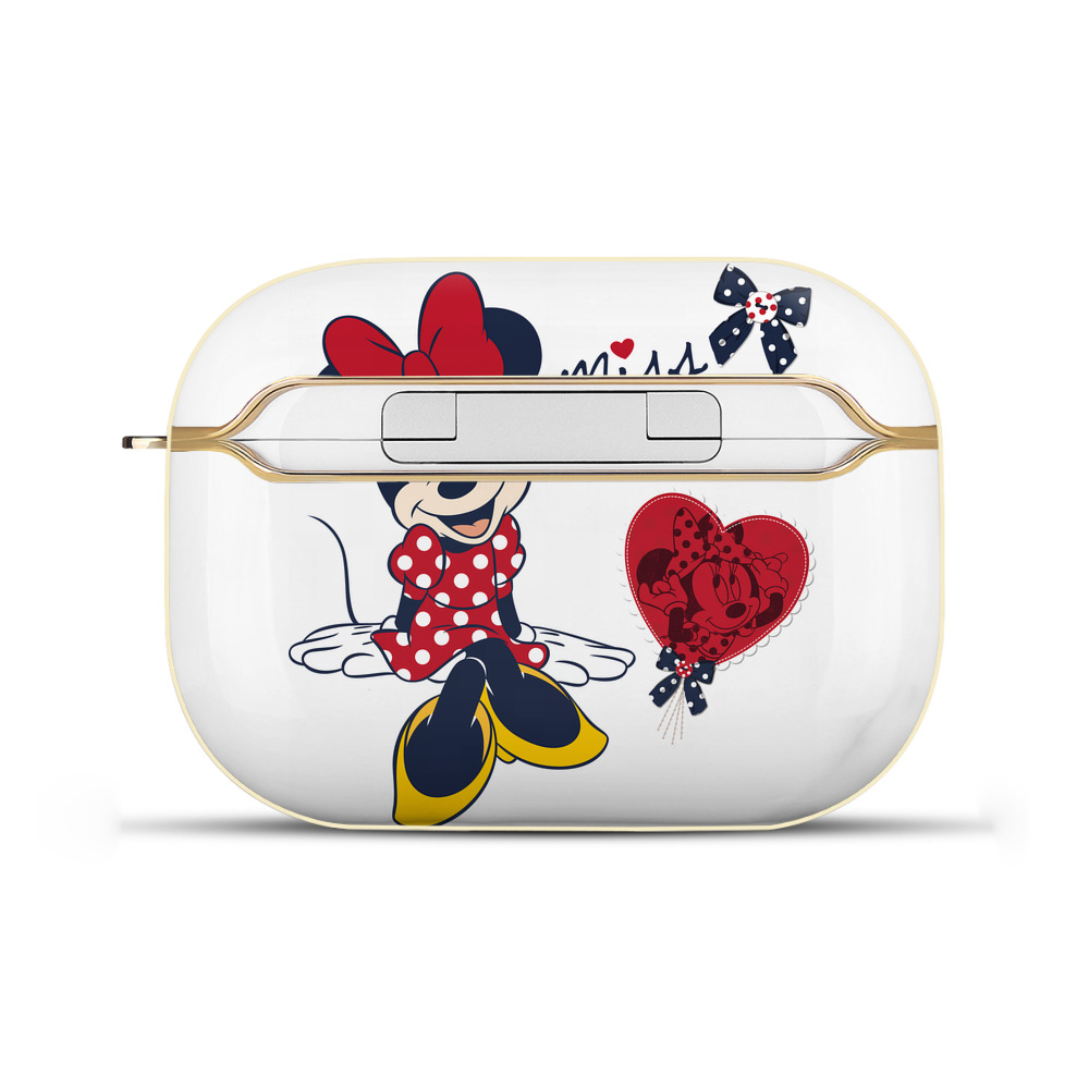 （画像用） ミッキーマウス Mickey Mouse 【AirPods Pro用】ハードシェル保護ケース｜耐衝撃・防指紋・カラビナ付き商品仕様