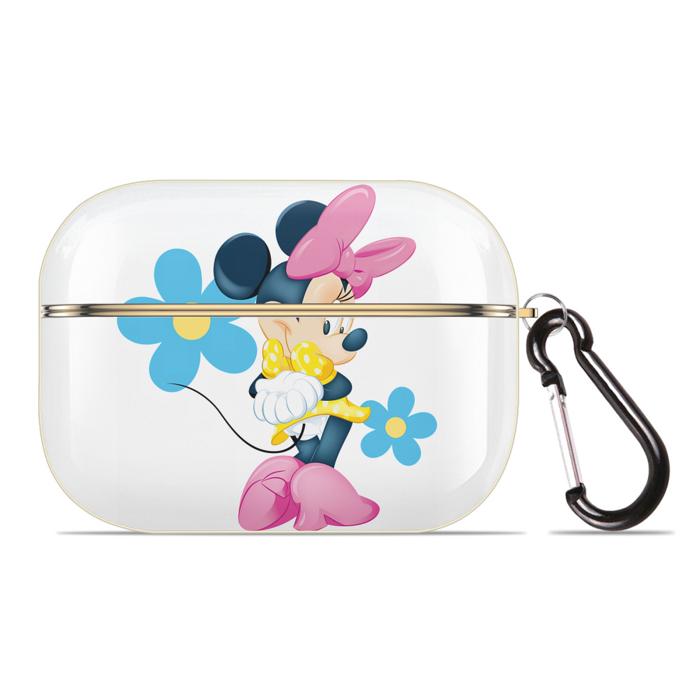 （画像用） ミッキーマウス Mickey Mouse 【AirPods Pro用】ハードシェル保護ケース｜耐衝撃・防指紋・カラビナ付き商品仕様