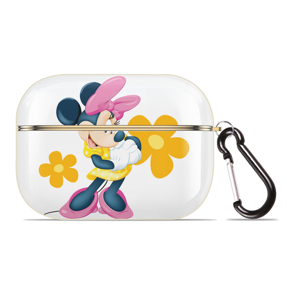 （画像用） ミッキーマウス Mickey Mouse 【AirPods Pro用】ハードシェル保護ケース｜耐衝撃・防指紋・カラビナ付き商品仕様