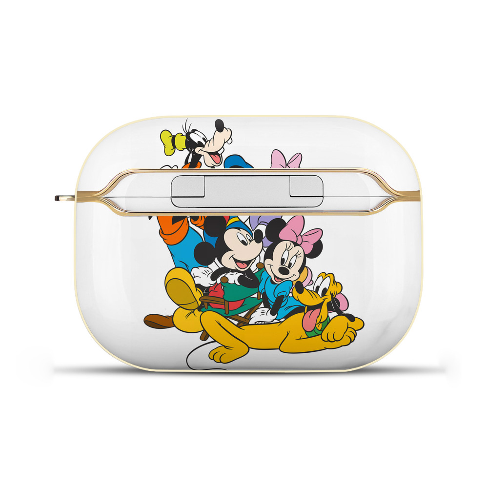 （画像用） ミッキーマウス Mickey Mouse 【AirPods Pro用】ハードシェル保護ケース｜耐衝撃・防指紋・カラビナ付き商品仕様