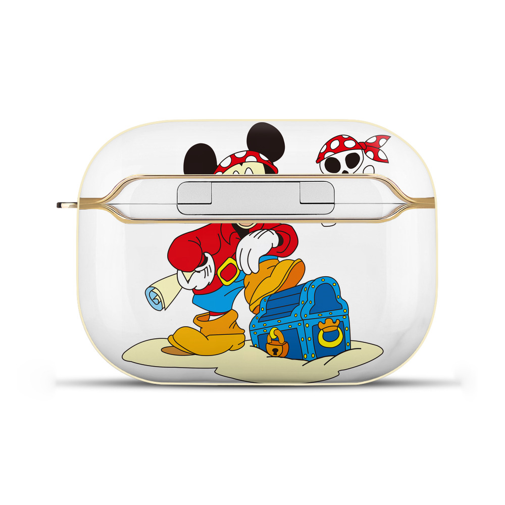 （画像用） ミッキーマウス Mickey Mouse 【AirPods Pro用】ハードシェル保護ケース｜耐衝撃・防指紋・カラビナ付き商品仕様
