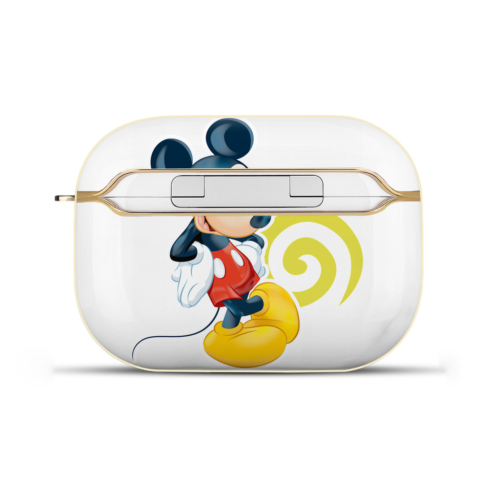 （画像用） ミッキーマウス Mickey Mouse 【AirPods Pro用】ハードシェル保護ケース｜耐衝撃・防指紋・カラビナ付き商品仕様