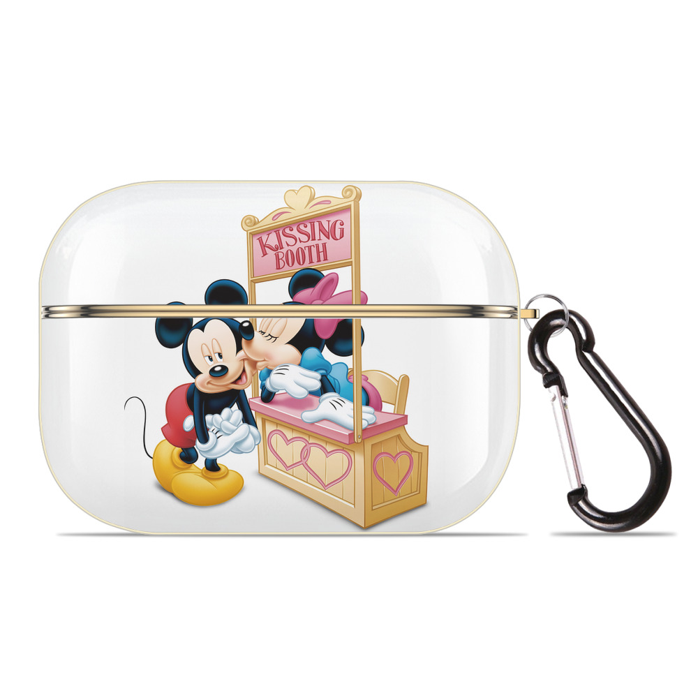 （画像用） ミッキーマウス Mickey Mouse 【AirPods Pro用】ハードシェル保護ケース｜耐衝撃・防指紋・カラビナ付き商品仕様