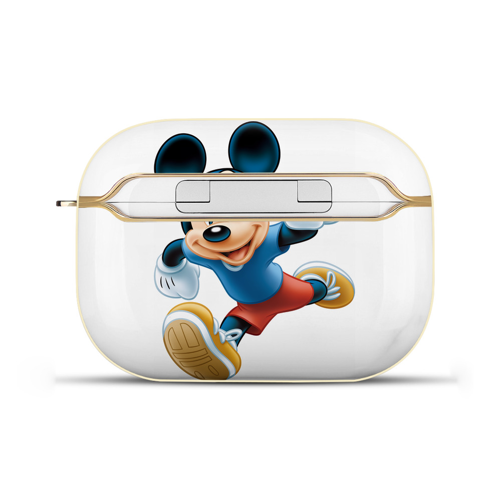 （画像用） ミッキーマウス Mickey Mouse 【AirPods Pro用】ハードシェル保護ケース｜耐衝撃・防指紋・カラビナ付き商品仕様