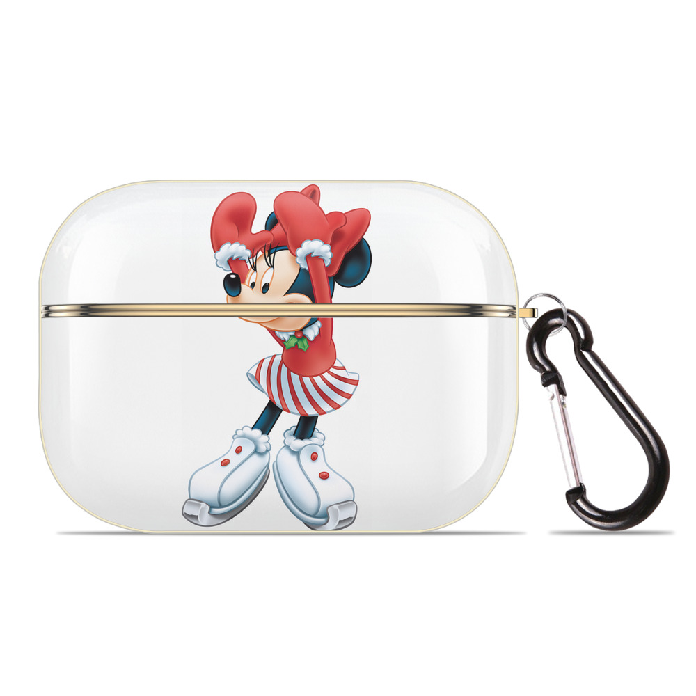 （画像用） ミッキーマウス Mickey Mouse 【AirPods Pro用】ハードシェル保護ケース｜耐衝撃・防指紋・カラビナ付き商品仕様