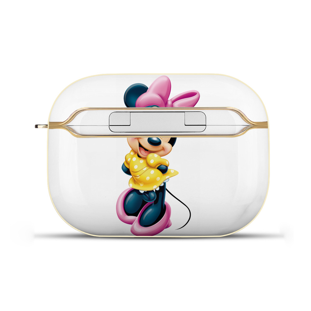 （画像用） ミッキーマウス Mickey Mouse 【AirPods Pro用】ハードシェル保護ケース｜耐衝撃・防指紋・カラビナ付き商品仕様