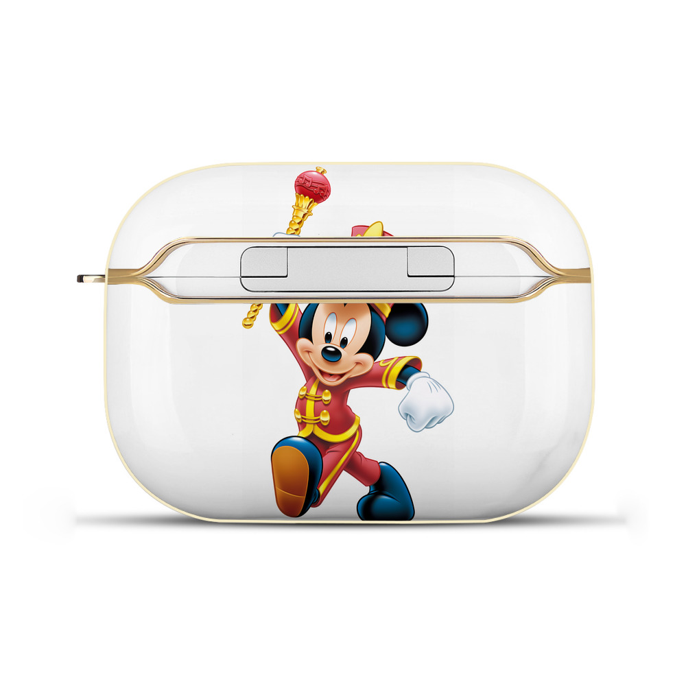 （画像用） ミッキーマウス Mickey Mouse 【AirPods Pro用】ハードシェル保護ケース｜耐衝撃・防指紋・カラビナ付き商品仕様