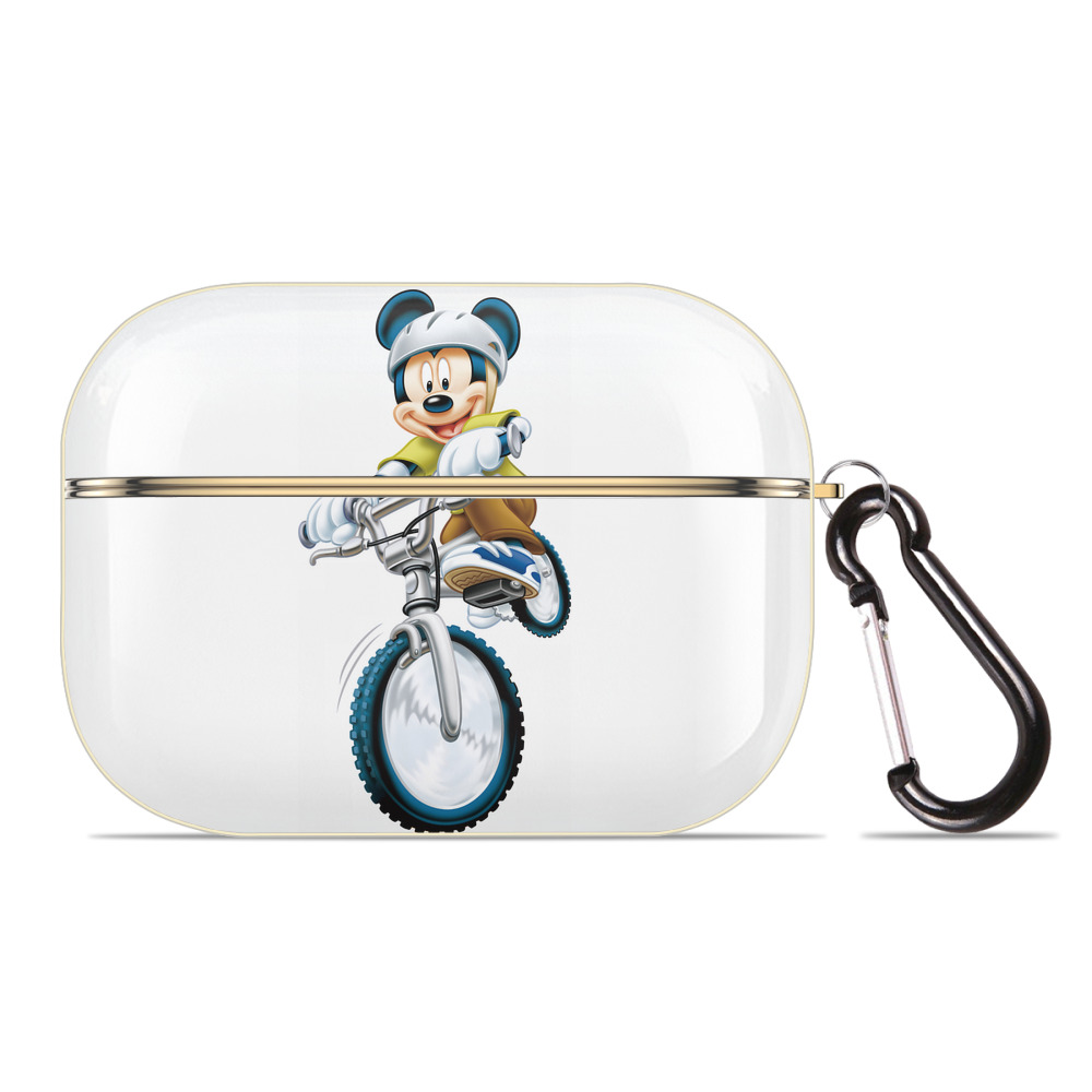 （画像用） ミッキーマウス Mickey Mouse 【AirPods Pro用】ハードシェル保護ケース｜耐衝撃・防指紋・カラビナ付き商品仕様