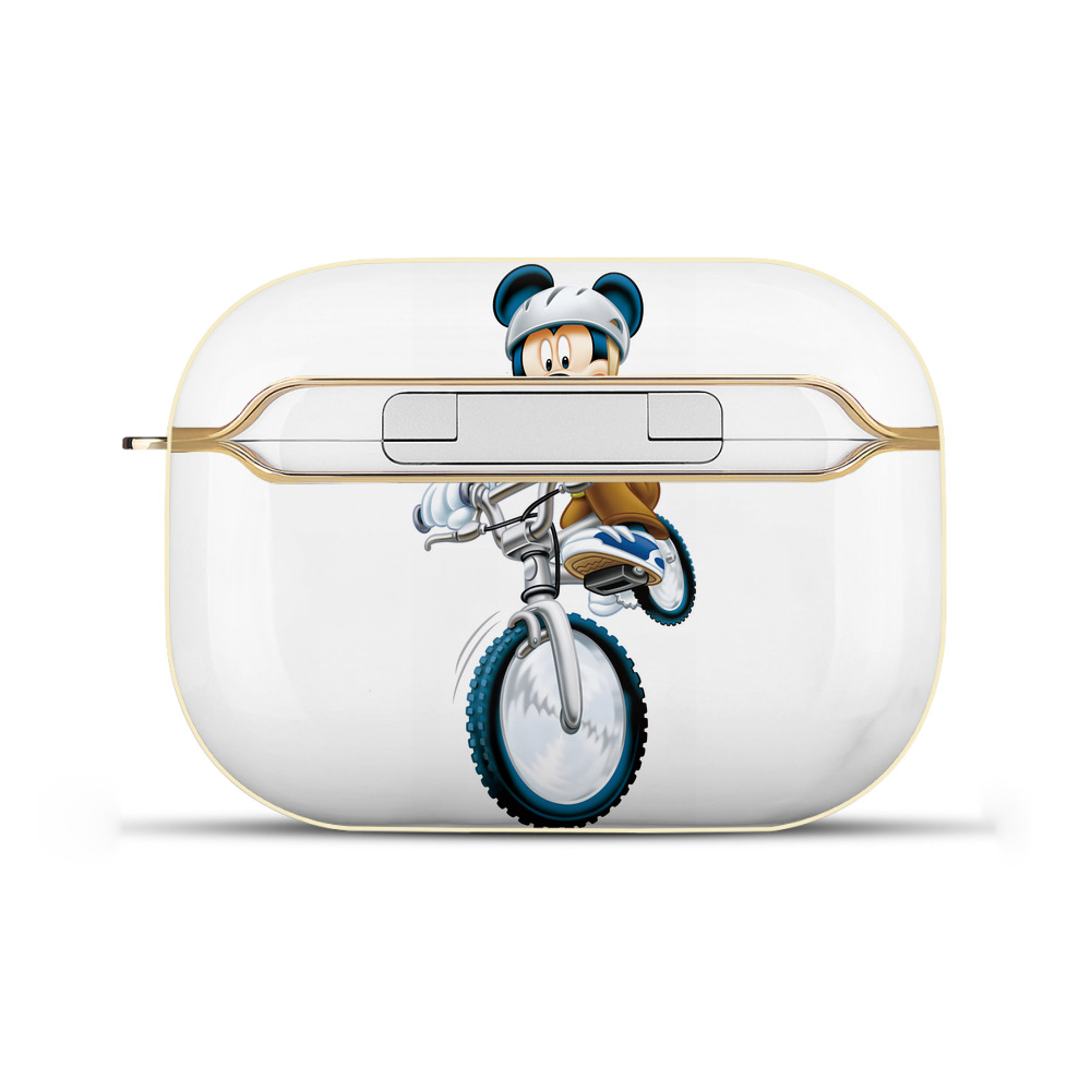 （画像用） ミッキーマウス Mickey Mouse 【AirPods Pro用】ハードシェル保護ケース｜耐衝撃・防指紋・カラビナ付き商品仕様