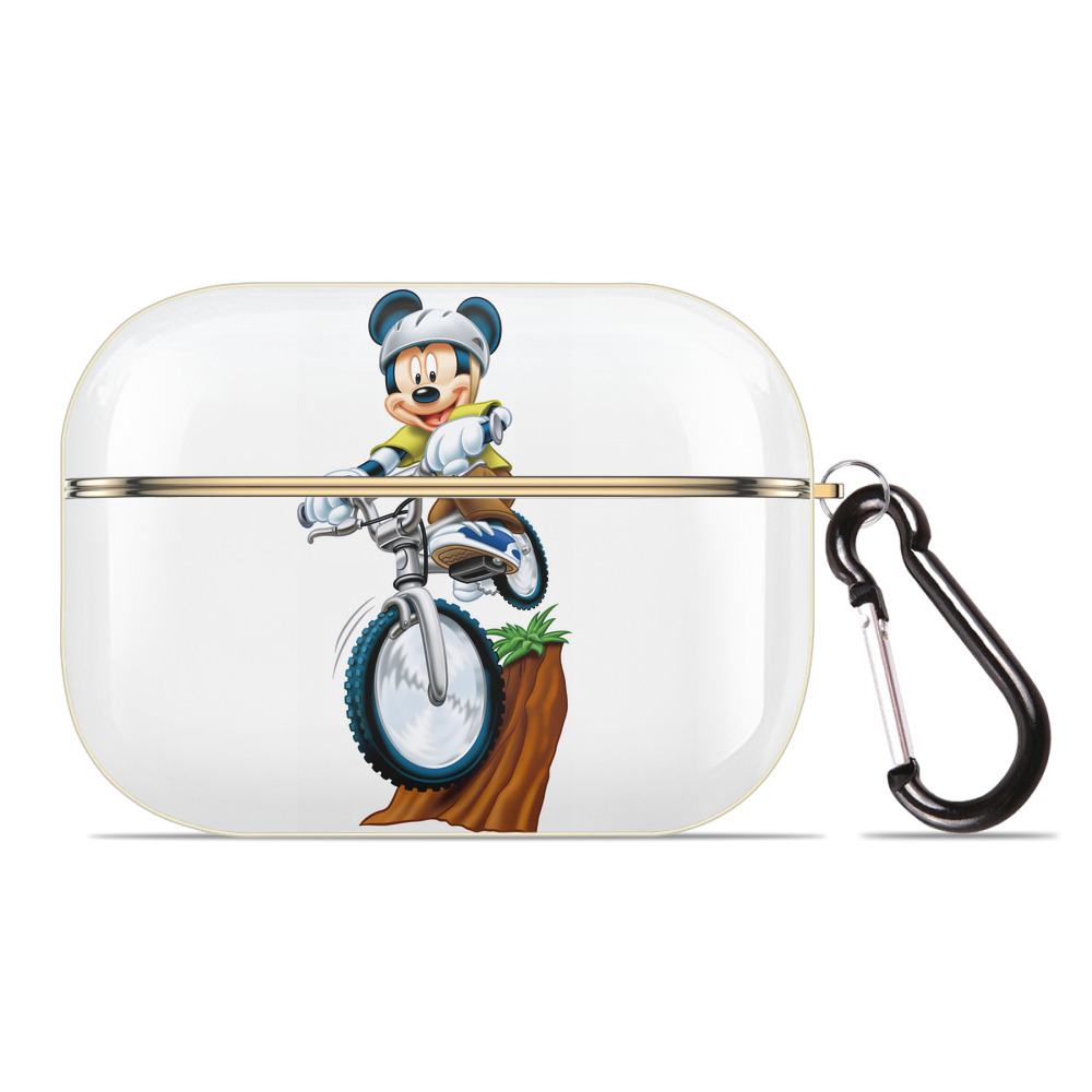 （画像用） ミッキーマウス Mickey Mouse 【AirPods Pro用】ハードシェル保護ケース｜耐衝撃・防指紋・カラビナ付き商品仕様