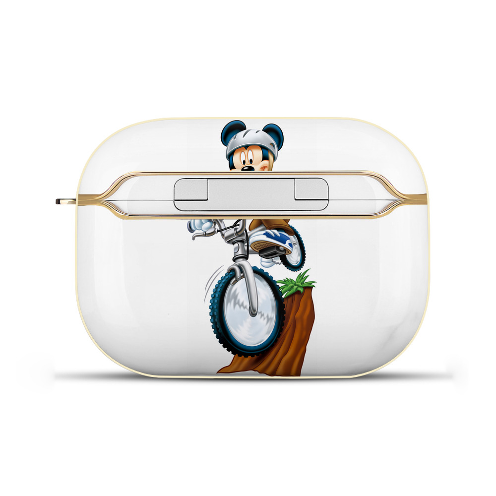 （画像用） ミッキーマウス Mickey Mouse 【AirPods Pro用】ハードシェル保護ケース｜耐衝撃・防指紋・カラビナ付き商品仕様