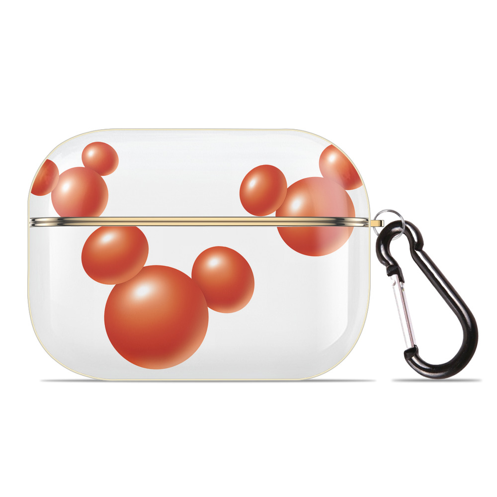 （画像用） ミッキーマウス Mickey Mouse 【AirPods Pro用】ハードシェル保護ケース｜耐衝撃・防指紋・カラビナ付き商品仕様