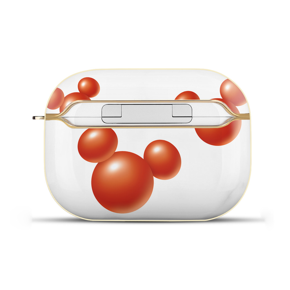 （画像用） ミッキーマウス Mickey Mouse 【AirPods Pro用】ハードシェル保護ケース｜耐衝撃・防指紋・カラビナ付き商品仕様