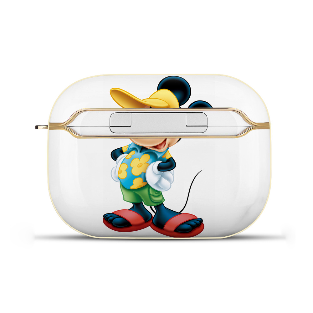 （画像用） ミッキーマウス Mickey Mouse 【AirPods Pro用】ハードシェル保護ケース｜耐衝撃・防指紋・カラビナ付き商品仕様