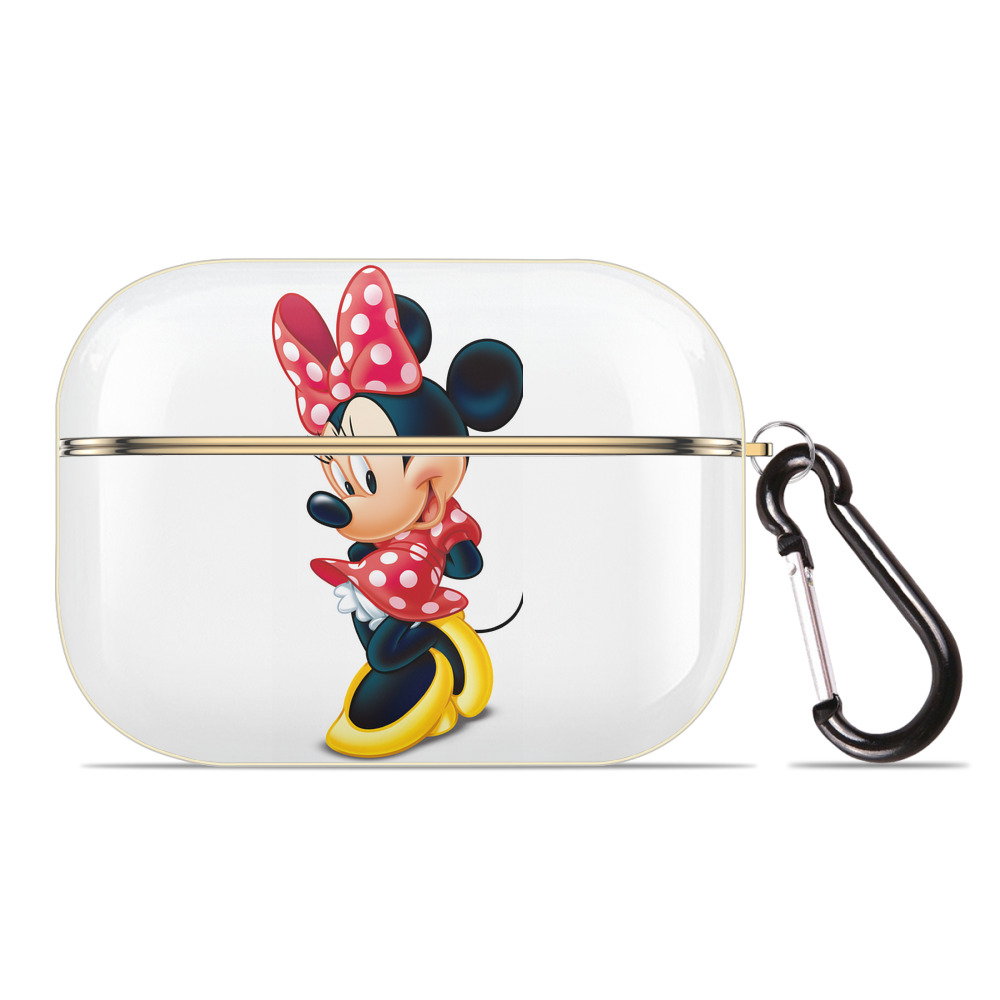 （画像用） ミッキーマウス Mickey Mouse 【AirPods Pro用】ハードシェル保護ケース｜耐衝撃・防指紋・カラビナ付き商品仕様