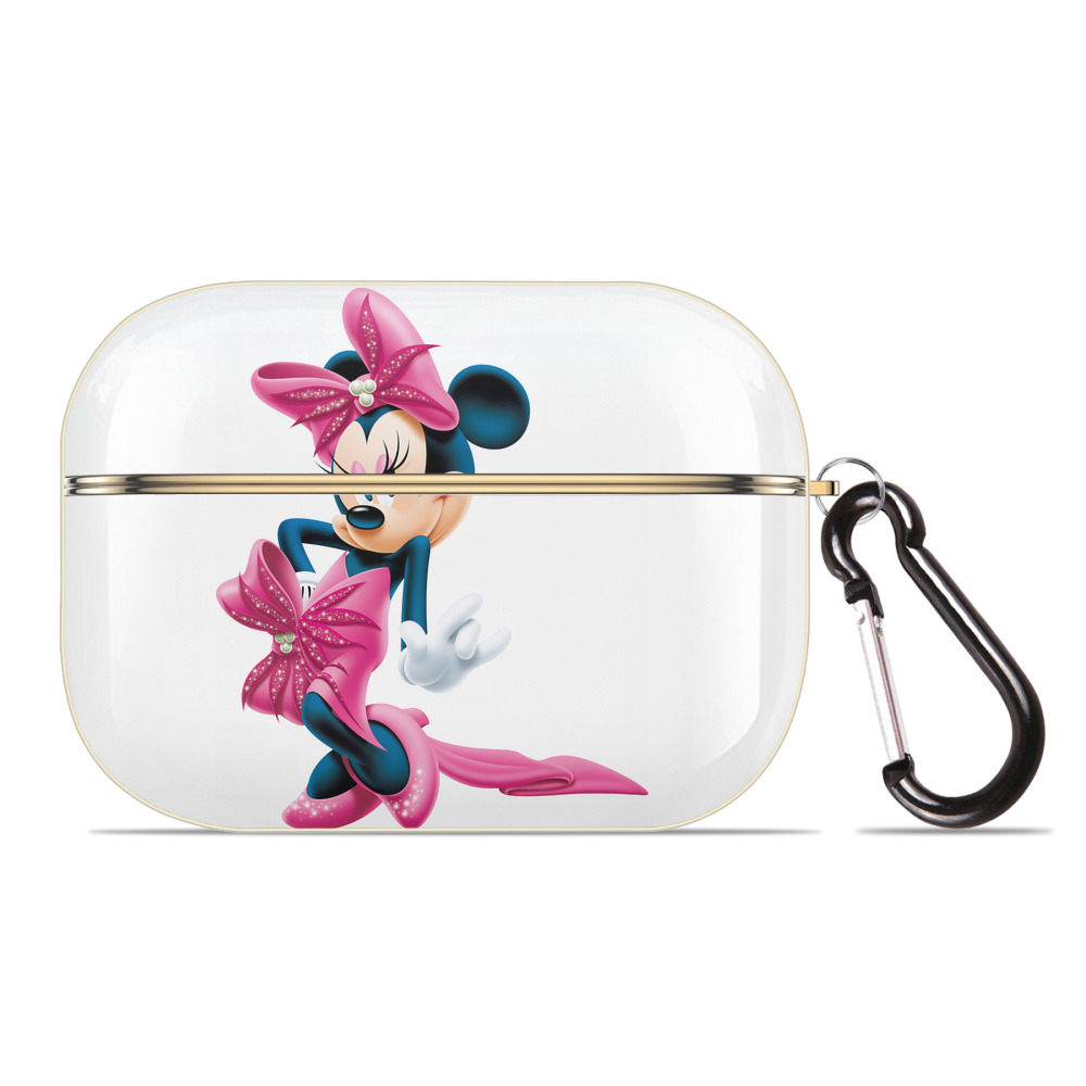 （画像用） ミッキーマウス Mickey Mouse 【AirPods Pro用】ハードシェル保護ケース｜耐衝撃・防指紋・カラビナ付き商品仕様