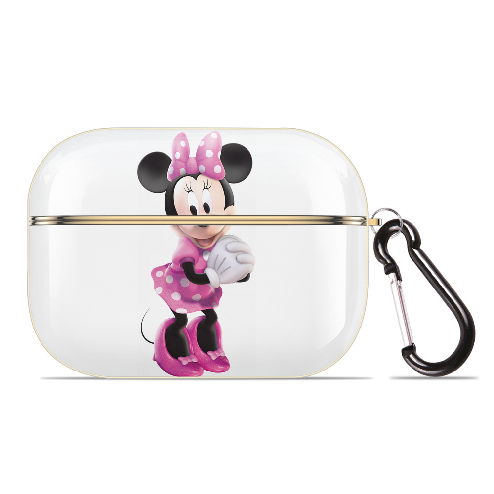 （画像用） ミッキーマウス Mickey Mouse 【AirPods Pro用】ハードシェル保護ケース｜耐衝撃・防指紋・カラビナ付き商品仕様