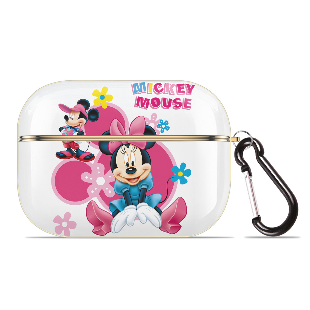 （画像用） ミッキーマウス Mickey Mouse 【AirPods Pro用】ハードシェル保護ケース｜耐衝撃・防指紋・カラビナ付き商品仕様