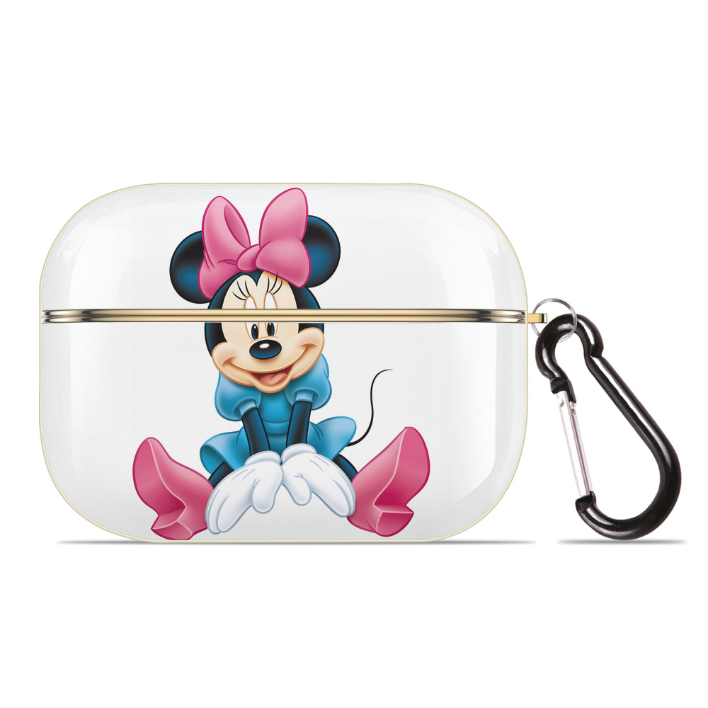 （画像用） ミッキーマウス Mickey Mouse 【AirPods Pro用】ハードシェル保護ケース｜耐衝撃・防指紋・カラビナ付き商品仕様