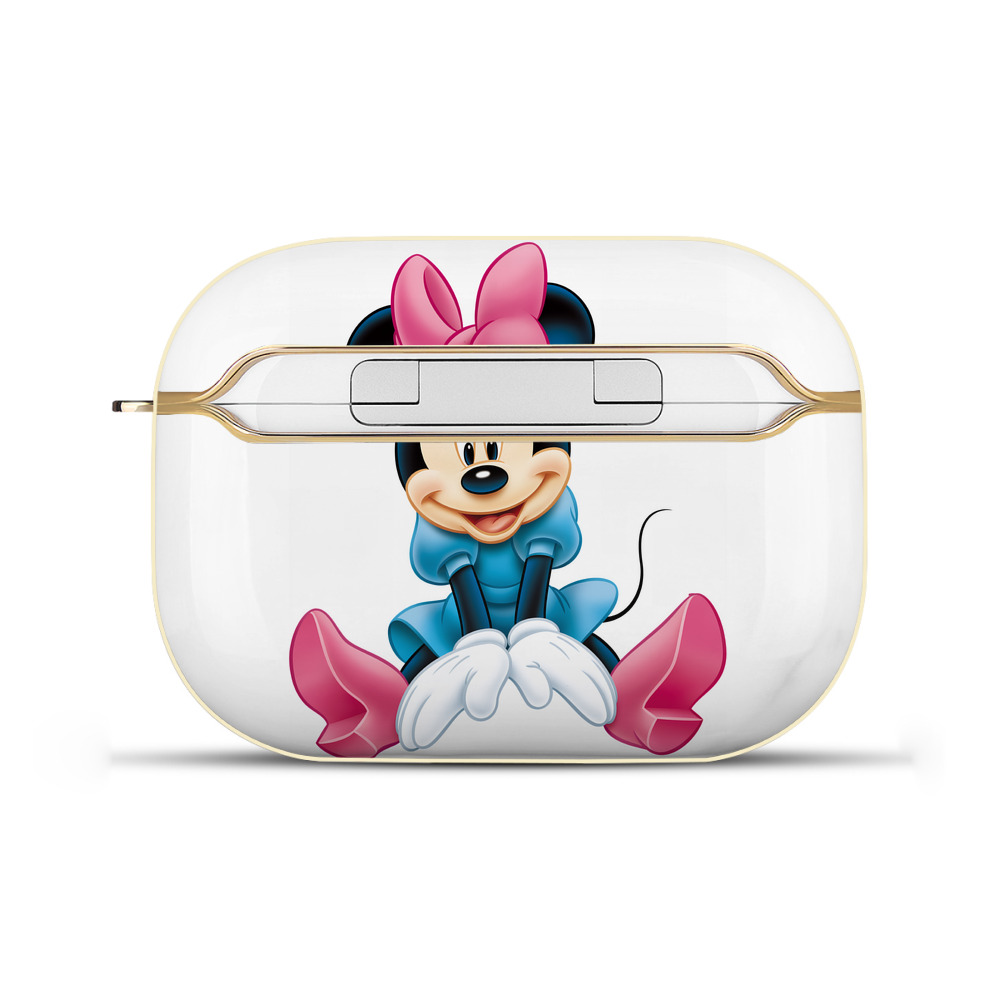 （画像用） ミッキーマウス Mickey Mouse 【AirPods Pro用】ハードシェル保護ケース｜耐衝撃・防指紋・カラビナ付き商品仕様