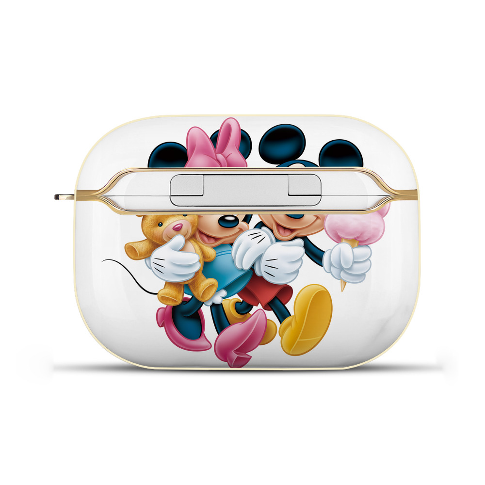 （画像用） ミッキーマウス Mickey Mouse 【AirPods Pro用】ハードシェル保護ケース｜耐衝撃・防指紋・カラビナ付き商品仕様